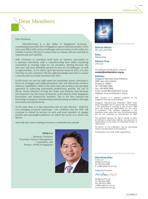 CONNECT Issue 4/2012 - Singapore Manufacturing Federation