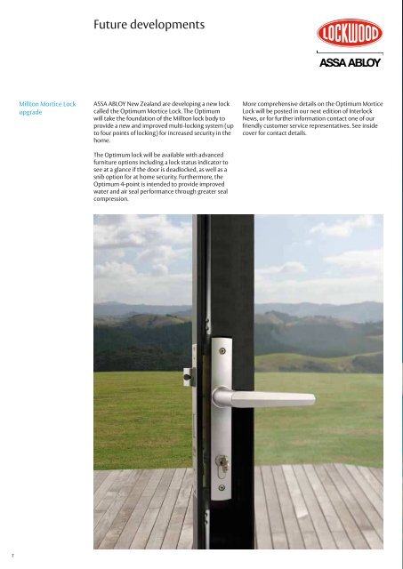 Interlock News, Issue 1 - July 2009 - ASSA ABLOY