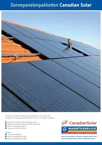 Canadian Solar PV - Warmteservice
