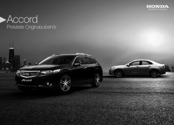 Accord Limousine Zubehörpreisliste (PDF, 0.3 MB) - Honda