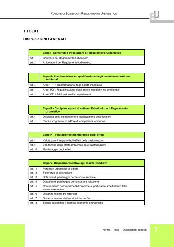 Disposizioni generali - Comune di Scandicci