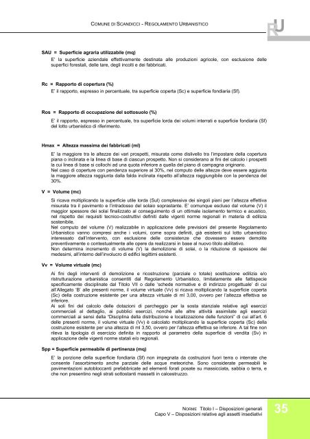 Disposizioni generali - Comune di Scandicci