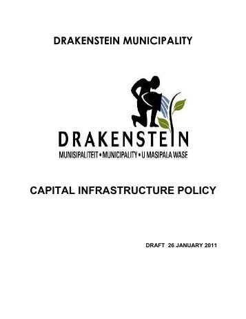 drakenstein municipality capital infrastructure policy