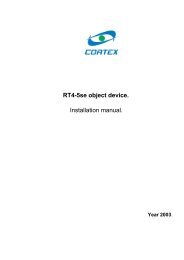 RT4-5se object device. Installation manual. - Korteks