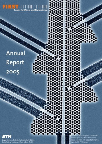 Annual Report 2005 - FIRST - ETH ZÃ¼rich