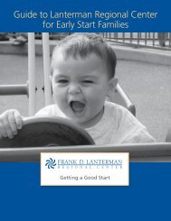 Guide to Lanterman for Early Start Families - Frank D. Lanterman ...