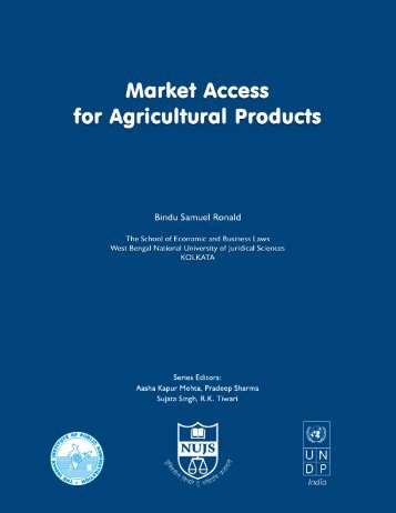 Market Access for Agricultural Products. - Indian Institute of Public ...