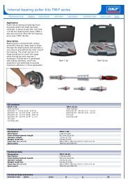 Internal bearing puller kits TMIP series - Alba Servis