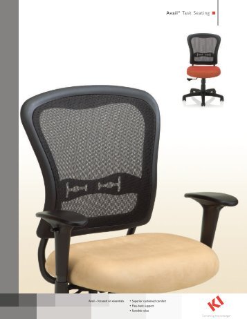 Avail Task Chair Sell Sheet KI-00829R1.pdf - KI.com
