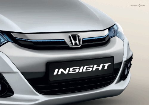 Insight Gesamtbroschüre (PDF, 8.4 MB) - Honda