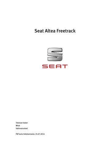 Seat Altea Freetrack - Volkswagen