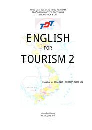 English for Tourism 2