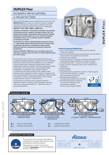 DUPLEX 1100 – 3600 Flexi - ATREA sro