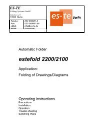 estefold 2200/2100 - es-te.de