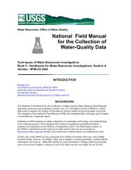 National Field Manual for the Collection of Water-Quality Data