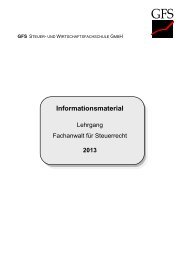 Informationsmaterial - GFS-Seminare