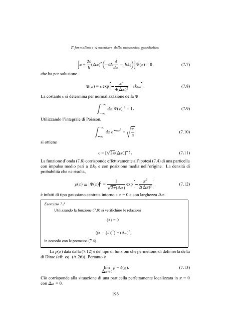 iv. il formalismo elementare della meccanica quantistica