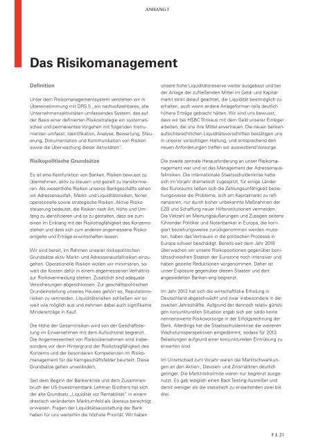 Registrierungsformular vom 15. Mai 2013 der HSBC Trinkaus ...