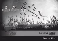 Price list 2013 END USERS Price list 2013 - Browning
