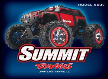 5607 Manual - Traxxas