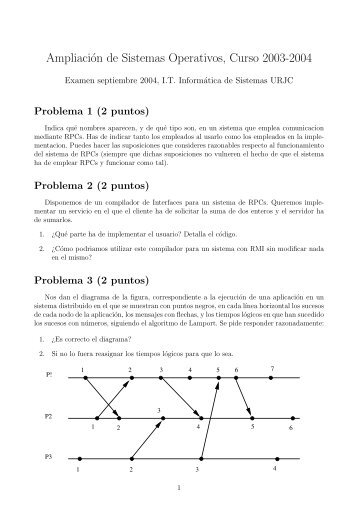 AmpliaciÃ³n de Sistemas Operativos, Curso 2003-2004 - GSyC