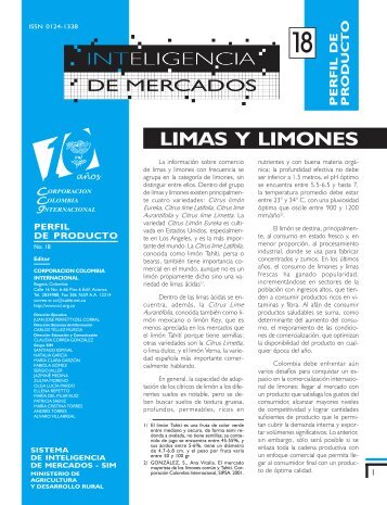No. 18 Limas y Limones (PDF) - CCI