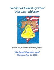 Northwood Elementary School Flag Day Celebration