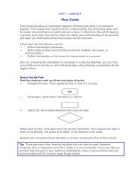 Lesson #4 - Flowcharting - Publish