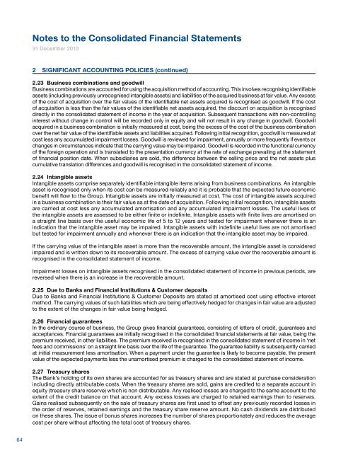 Consolidated Financial Statements and Independent Auditors' Report