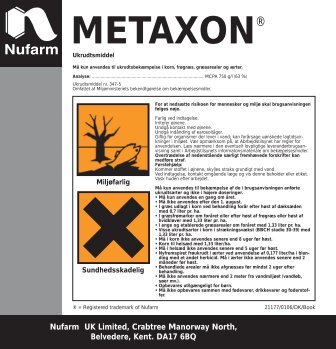 Metaxon Book (UK) DK - Middeldatabasen