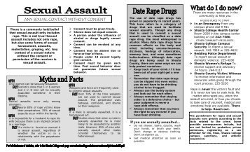 Sexual Assault Prevention Brochure - 6.20.13.pdf - Shasta College