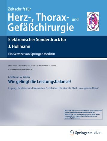 Wie gelingt die Leistungsbalance? - Medplus-kompetenz