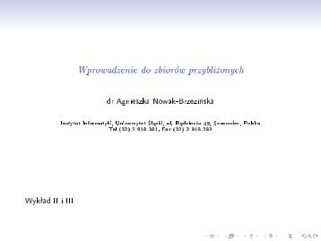 WykÅad 2 i 3