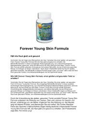 Forever Young Skin Formula - Kiesels.Info