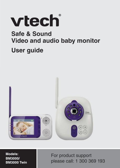 Vtech Safe & Sound Video & Audio Baby Monitor