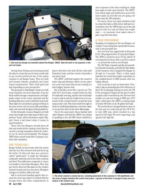 Bass Boats - Ranger Boats