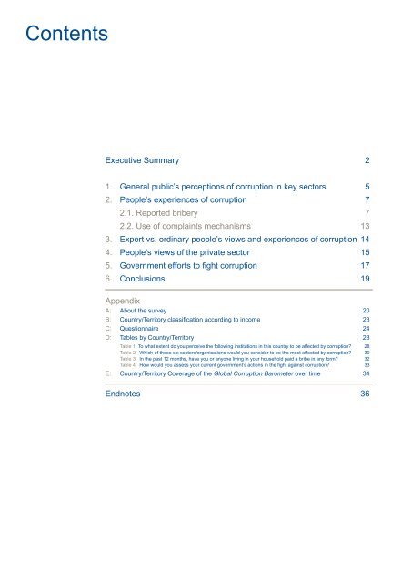 GLOBAL CORRUPTION BAROMETER - Asialink