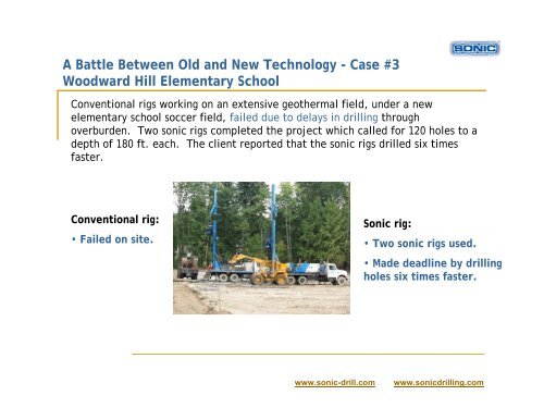 Using Sonic Drilling Technology in Challenging ... - Sonic Drilling Ltd.