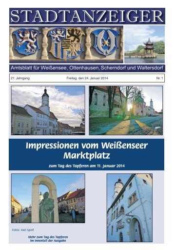 Ausgabe Nr. 01 vom 24.01.2014 - Weißensee