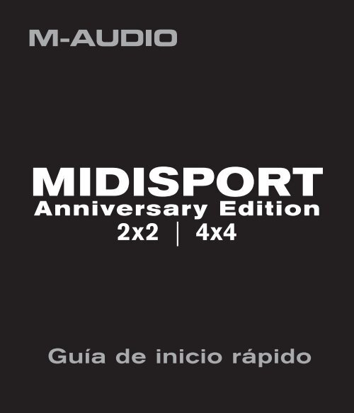 MIDISPORT Anniversary Edition 2x2 | 4x4 - M-Audio