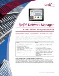 Intelligent Wireless Network Management System ... - Meru Networks
