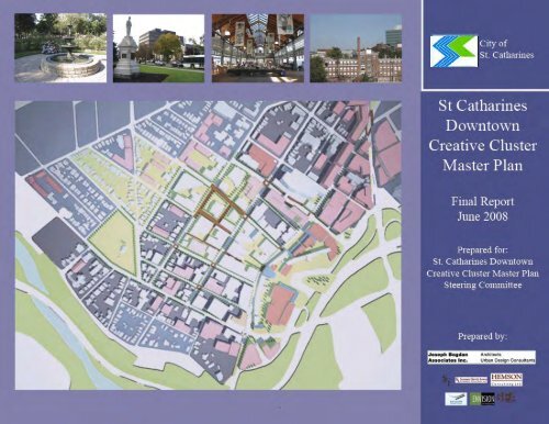 St Catharines Zoning Map Downtown Creative Cluster Master Plan - City Of St. Catharines