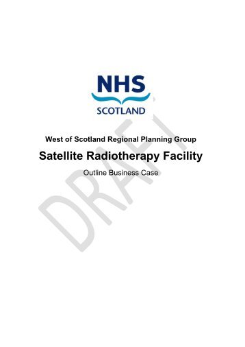 Satellite Radiotherapy Facility - NHS Ayrshire and Arran.