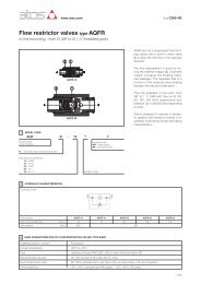 Flow restrictor valves type AQFR