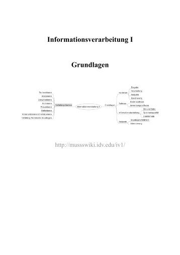 Informationsverarbeitung I Grundlagen