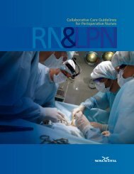 Collaborative Care Guidelines for Perioperative Nurses (RN & LPN)