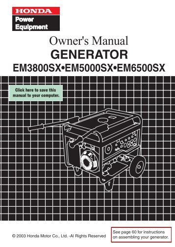 EM3800SXâ¢EM5000SXâ¢EM6500SX - Geotech Environmental ...