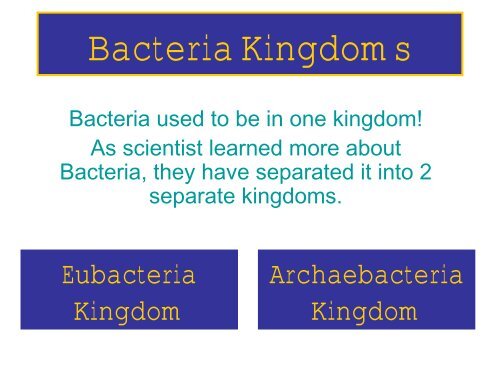 The Six Kingdoms of Life