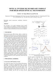 optical inverse-rz duobinary format for high-speed optical transmission