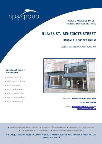 54A/56 ST. BENEDICTS STREET - NPS